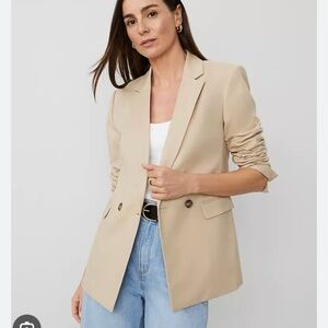 Ann Taylor Tan Blazer Size 12